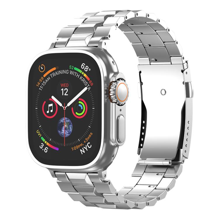 T-shaped Turtle Buckle Detachable Titanium Watch Band, For Apple Watch 46mm / 49mm / 45mm / 44mm, For Apple Watch 42mm / 41mm / 40mm / 38mm