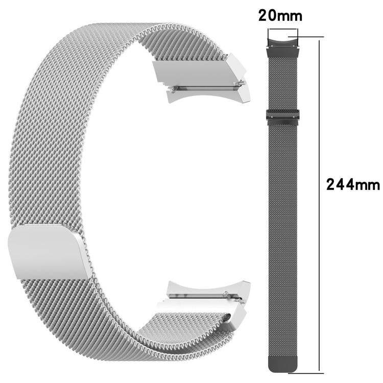 xDfind Milan Magnetic Quick Release Stainless Steel Watch Band, For Samsung Galaxy Watch7 / FE / 6 / 5 / 4, For Samsung Galaxy Watch6 / Watch6 Classic, For Samsung Galaxy Watch5 / Watch5 Pro, For Samsung Galaxy Watch4 / Watch4 Classic                  ...