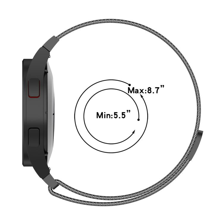 xDfind Milan Magnetic Quick Release Stainless Steel Watch Band, For Samsung Galaxy Watch7 / FE / 6 / 5 / 4, For Samsung Galaxy Watch6 / Watch6 Classic, For Samsung Galaxy Watch5 / Watch5 Pro, For Samsung Galaxy Watch4 / Watch4 Classic                  ...
