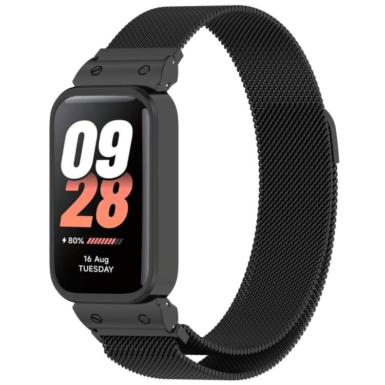 xDfind Watch Frame Integrated Milan Magnetic Metal Watch Band, For Xiaomi Band 10 Pro/9 Pro/Redmi Watch 6/5/4, For Redmi Watch 5 / Watch 4, For Redmi Band 3 / Xiaomi Smart Band 9 Active, For Redmi Band 2 / Xiaomi Smart Band 8 Active