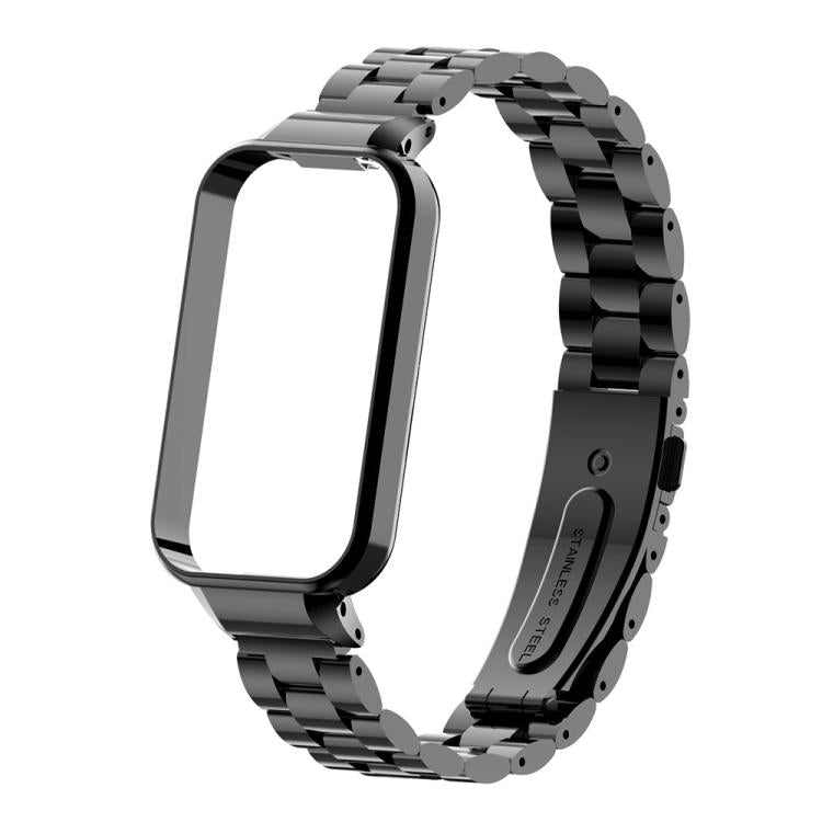 xDfind Watch Frame Integrated Three Beads Metal Watch Band, For Xiaomi Band 10 Pro/9 Pro/Redmi Watch 6/5/4, For Redmi Watch 5, For Redmi Band 3 / Xiaomi Smart Band 9 Active, For Redmi Watch 4, For Redmi Band 2 / Xiaomi Smart Band 8 Active              ...