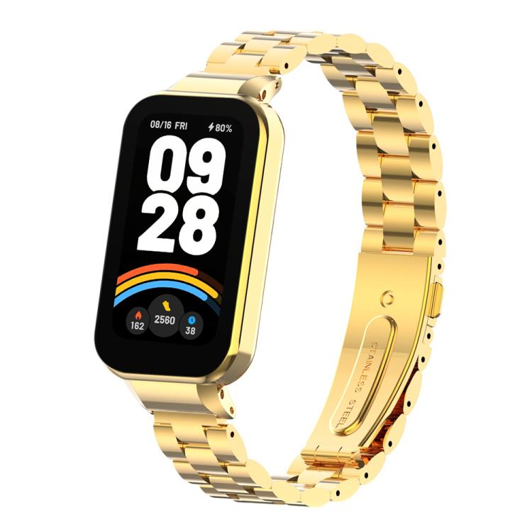 xDfind Watch Frame Integrated Three Beads Metal Watch Band, For Xiaomi Band 10 Pro/9 Pro/Redmi Watch 6/5/4, For Redmi Watch 5, For Redmi Band 3 / Xiaomi Smart Band 9 Active, For Redmi Watch 4, For Redmi Band 2 / Xiaomi Smart Band 8 Active              ...
