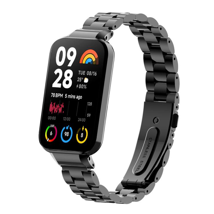 xDfind Watch Frame Integrated Three Beads Metal Watch Band, For Xiaomi Band 10 Pro/9 Pro/Redmi Watch 6/5/4, For Redmi Watch 5, For Redmi Band 3 / Xiaomi Smart Band 9 Active, For Redmi Watch 4, For Redmi Band 2 / Xiaomi Smart Band 8 Active              ...