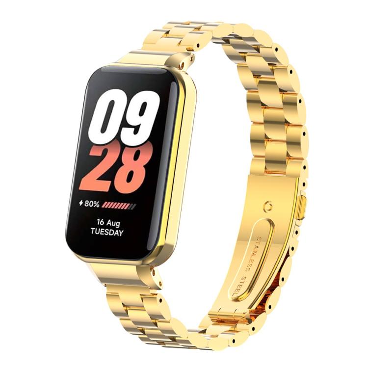 xDfind Watch Frame Integrated Three Beads Metal Watch Band, For Xiaomi Band 10 Pro/9 Pro/Redmi Watch 6/5/4, For Redmi Watch 5, For Redmi Band 3 / Xiaomi Smart Band 9 Active, For Redmi Watch 4, For Redmi Band 2 / Xiaomi Smart Band 8 Active              ...