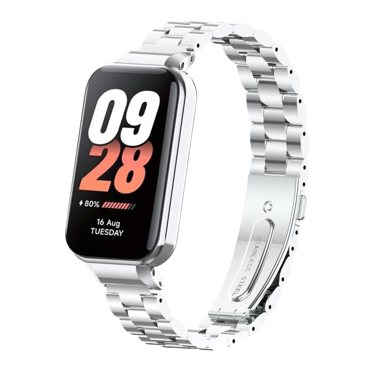 xDfind Watch Frame Integrated Three Beads Metal Watch Band, For Xiaomi Band 10 Pro/9 Pro/Redmi Watch 6/5/4, For Redmi Watch 5, For Redmi Band 3 / Xiaomi Smart Band 9 Active, For Redmi Watch 4, For Redmi Band 2 / Xiaomi Smart Band 8 Active              ...
