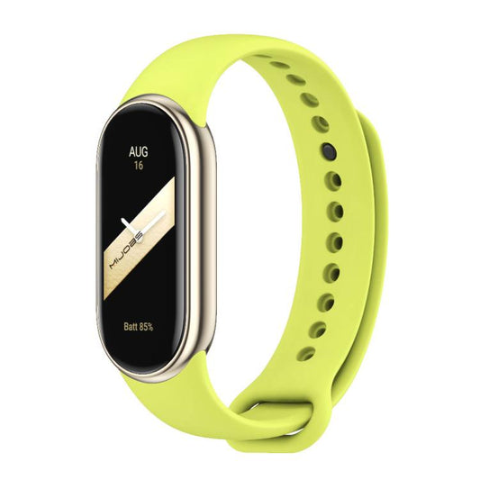 xDfind Metal Buckle Solid Color Silicone Watch Band, For Xiaomi Smart Band 10 / 9 / 8