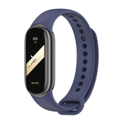 xDfind Metal Buckle Solid Color Silicone Watch Band, For Xiaomi Smart Band 10 / 9 / 8