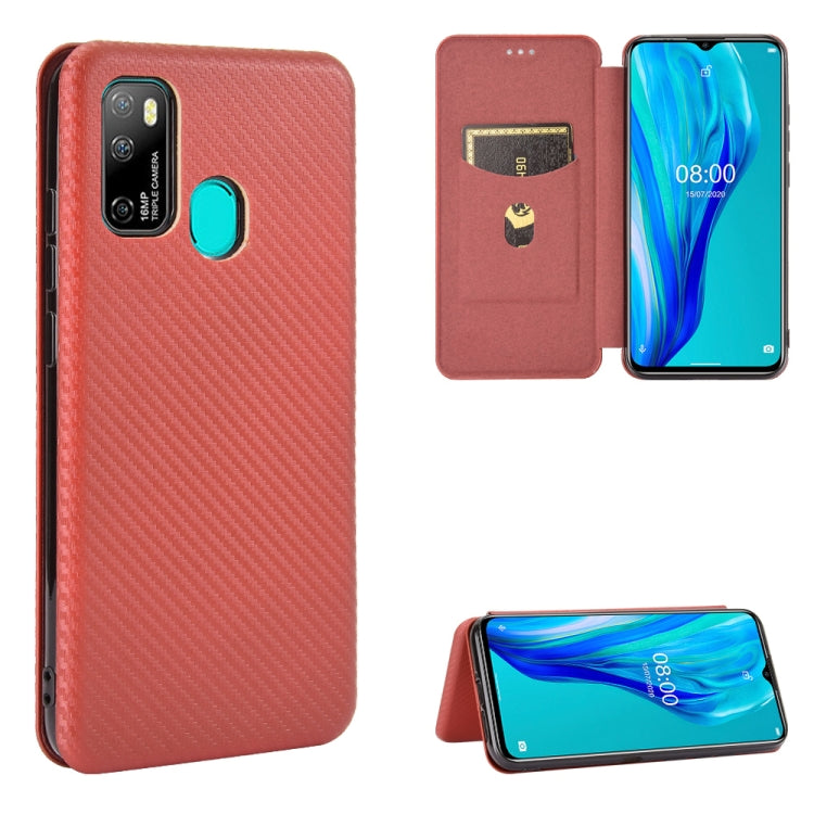 Carbon Fiber Texture Magnetic Horizontal Flip TPU + PC + PU Leather Case with Card Slot & Lanyard, For OPPO A53 / A32 (2020), For OPPO Reno3 Pro Overseas Version, For Doogee X95, For Asus Zenfone 7 ZS670KS / Zenfone 7 Pro ZS671KS                       ...