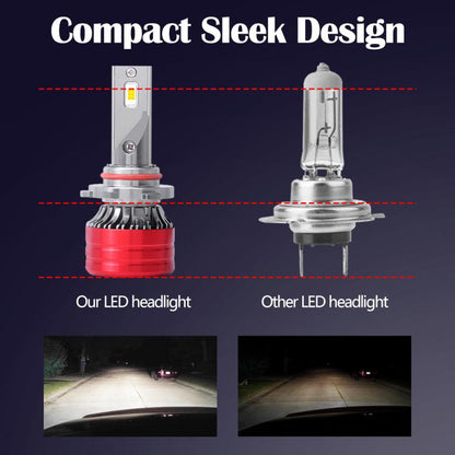2pcs 25W 2500lm 6000K Car LED Headlight Bulb, 9004, 9005, 9006, 9007, H1, H4, H7, H11, H13