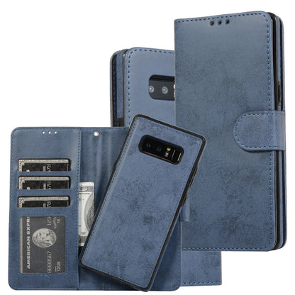 Retro 2 in 1 Detachable Magnetic Horizontal Flip TPU + PU Leather Case with Holder & Card Slots & Photo Frame & Wallet, For Samsung Galaxy Note8, For Samsung Galaxy Note9, For Samsung Galaxy Note10, For Samsung Galaxy Note10+, For Samsung Galaxy S8    ...
