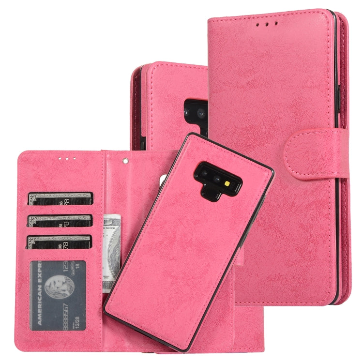 Retro 2 in 1 Detachable Magnetic Horizontal Flip TPU + PU Leather Case with Holder & Card Slots & Photo Frame & Wallet, For Samsung Galaxy Note8, For Samsung Galaxy Note9, For Samsung Galaxy Note10, For Samsung Galaxy Note10+, For Samsung Galaxy S8    ...