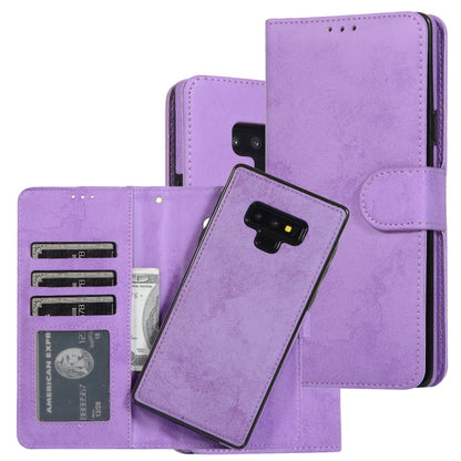 Retro 2 in 1 Detachable Magnetic Horizontal Flip TPU + PU Leather Case with Holder & Card Slots & Photo Frame & Wallet, For Samsung Galaxy Note8, For Samsung Galaxy Note9, For Samsung Galaxy Note10, For Samsung Galaxy Note10+, For Samsung Galaxy S8    ...