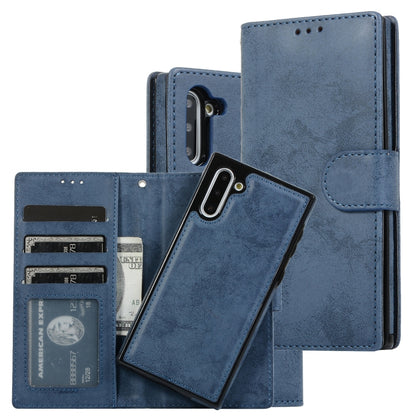 Retro 2 in 1 Detachable Magnetic Horizontal Flip TPU + PU Leather Case with Holder & Card Slots & Photo Frame & Wallet, For Samsung Galaxy Note8, For Samsung Galaxy Note9, For Samsung Galaxy Note10, For Samsung Galaxy Note10+, For Samsung Galaxy S8    ...