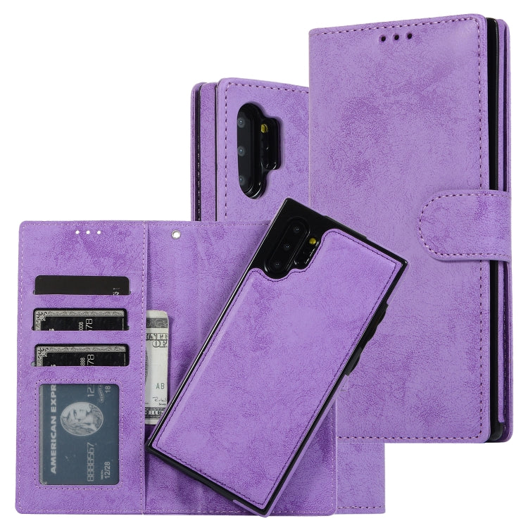 Retro 2 in 1 Detachable Magnetic Horizontal Flip TPU + PU Leather Case with Holder & Card Slots & Photo Frame & Wallet, For Samsung Galaxy Note8, For Samsung Galaxy Note9, For Samsung Galaxy Note10, For Samsung Galaxy Note10+, For Samsung Galaxy S8    ...