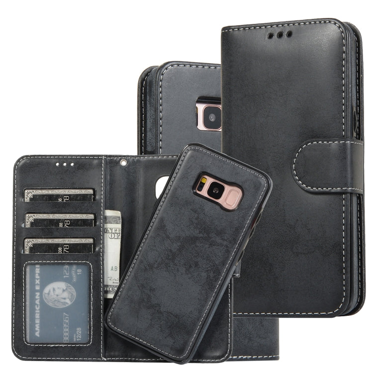 Retro 2 in 1 Detachable Magnetic Horizontal Flip TPU + PU Leather Case with Holder & Card Slots & Photo Frame & Wallet, For Samsung Galaxy Note8, For Samsung Galaxy Note9, For Samsung Galaxy Note10, For Samsung Galaxy Note10+, For Samsung Galaxy S8    ...