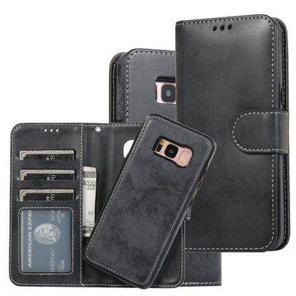 Retro 2 in 1 Detachable Magnetic Horizontal Flip TPU + PU Leather Case with Holder & Card Slots & Photo Frame & Wallet, For Samsung Galaxy Note8, For Samsung Galaxy Note9, For Samsung Galaxy Note10, For Samsung Galaxy Note10+, For Samsung Galaxy S8    ...