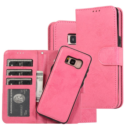 Retro 2 in 1 Detachable Magnetic Horizontal Flip TPU + PU Leather Case with Holder & Card Slots & Photo Frame & Wallet, For Samsung Galaxy Note8, For Samsung Galaxy Note9, For Samsung Galaxy Note10, For Samsung Galaxy Note10+, For Samsung Galaxy S8    ...