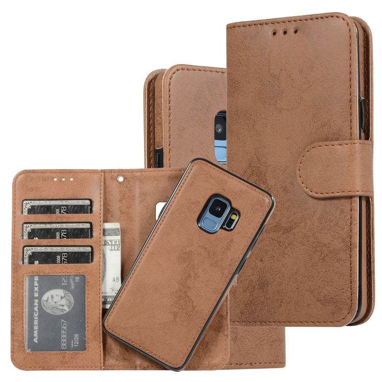 Retro 2 in 1 Detachable Magnetic Horizontal Flip TPU + PU Leather Case with Holder & Card Slots & Photo Frame & Wallet, For Samsung Galaxy Note8, For Samsung Galaxy Note9, For Samsung Galaxy Note10, For Samsung Galaxy Note10+, For Samsung Galaxy S8    ...