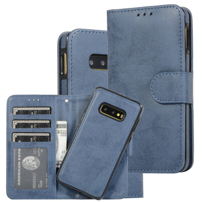 Retro 2 in 1 Detachable Magnetic Horizontal Flip TPU + PU Leather Case with Holder & Card Slots & Photo Frame & Wallet, For Samsung Galaxy S10, For Samsung Galaxy S10e, For Samsung Galaxy S10+, For Samsung Galaxy S20, For Samsung Galaxy S20+           ...