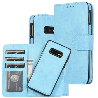 Retro 2 in 1 Detachable Magnetic Horizontal Flip TPU + PU Leather Case with Holder & Card Slots & Photo Frame & Wallet, For Samsung Galaxy S10, For Samsung Galaxy S10e, For Samsung Galaxy S10+, For Samsung Galaxy S20, For Samsung Galaxy S20+           ...