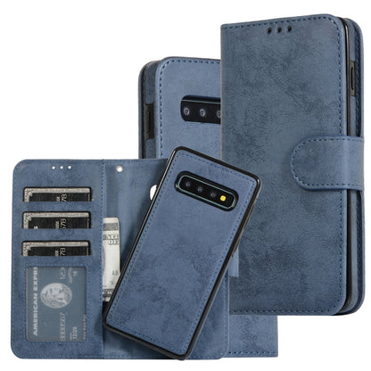Retro 2 in 1 Detachable Magnetic Horizontal Flip TPU + PU Leather Case with Holder & Card Slots & Photo Frame & Wallet, For Samsung Galaxy S10, For Samsung Galaxy S10e, For Samsung Galaxy S10+, For Samsung Galaxy S20, For Samsung Galaxy S20+           ...