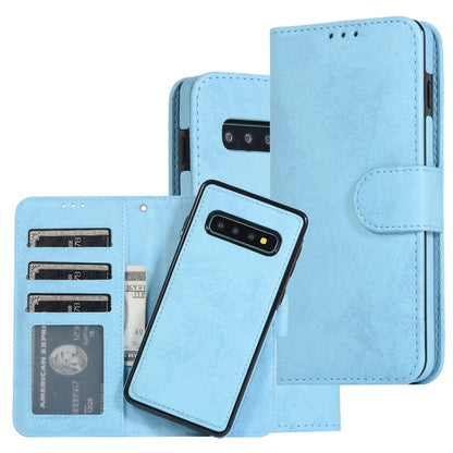 Retro 2 in 1 Detachable Magnetic Horizontal Flip TPU + PU Leather Case with Holder & Card Slots & Photo Frame & Wallet, For Samsung Galaxy S10, For Samsung Galaxy S10e, For Samsung Galaxy S10+, For Samsung Galaxy S20, For Samsung Galaxy S20+           ...