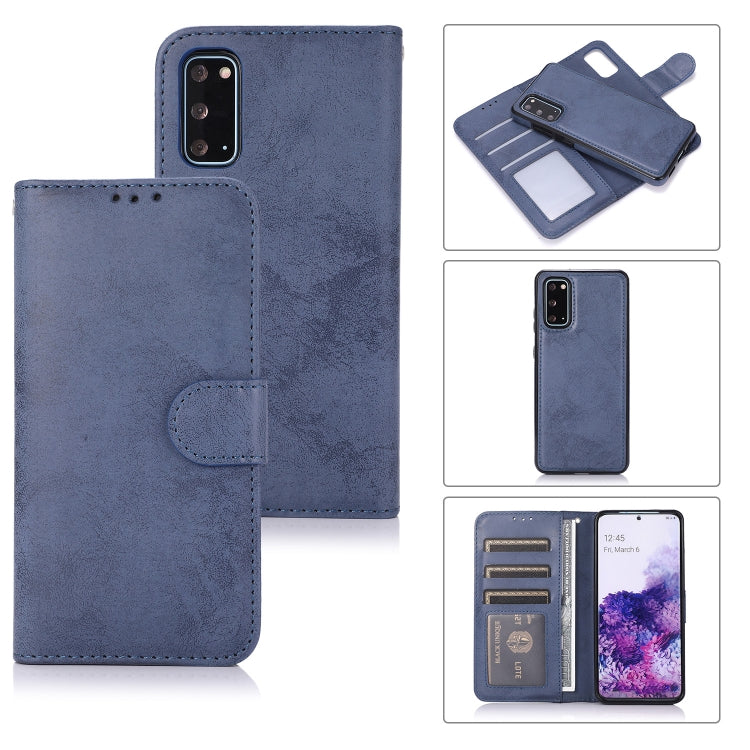 Retro 2 in 1 Detachable Magnetic Horizontal Flip TPU + PU Leather Case with Holder & Card Slots & Photo Frame & Wallet, For Samsung Galaxy S10, For Samsung Galaxy S10e, For Samsung Galaxy S10+, For Samsung Galaxy S20, For Samsung Galaxy S20+           ...