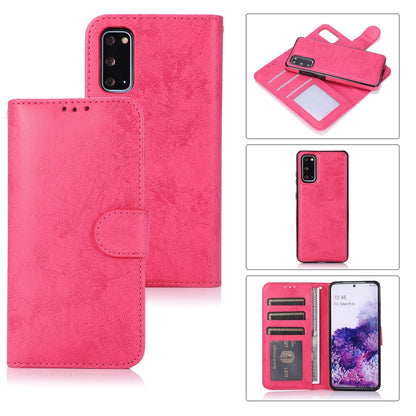 Retro 2 in 1 Detachable Magnetic Horizontal Flip TPU + PU Leather Case with Holder & Card Slots & Photo Frame & Wallet, For Samsung Galaxy S10, For Samsung Galaxy S10e, For Samsung Galaxy S10+, For Samsung Galaxy S20, For Samsung Galaxy S20+           ...