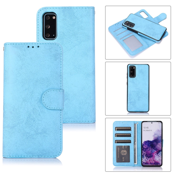 Retro 2 in 1 Detachable Magnetic Horizontal Flip TPU + PU Leather Case with Holder & Card Slots & Photo Frame & Wallet, For Samsung Galaxy S10, For Samsung Galaxy S10e, For Samsung Galaxy S10+, For Samsung Galaxy S20, For Samsung Galaxy S20+           ...