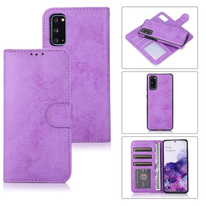 Retro 2 in 1 Detachable Magnetic Horizontal Flip TPU + PU Leather Case with Holder & Card Slots & Photo Frame & Wallet, For Samsung Galaxy S10, For Samsung Galaxy S10e, For Samsung Galaxy S10+, For Samsung Galaxy S20, For Samsung Galaxy S20+           ...
