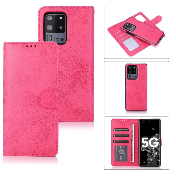 Retro 2 in 1 Detachable Magnetic Horizontal Flip TPU + PU Leather Case with Holder & Card Slots & Photo Frame & Wallet, For Samsung Galaxy S10, For Samsung Galaxy S10e, For Samsung Galaxy S10+, For Samsung Galaxy S20, For Samsung Galaxy S20+           ...