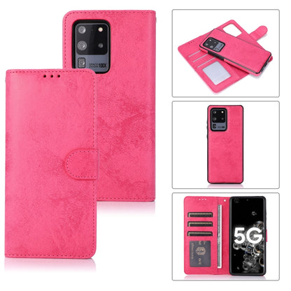 Retro 2 in 1 Detachable Magnetic Horizontal Flip TPU + PU Leather Case with Holder & Card Slots & Photo Frame & Wallet, For Samsung Galaxy S10, For Samsung Galaxy S10e, For Samsung Galaxy S10+, For Samsung Galaxy S20, For Samsung Galaxy S20+           ...