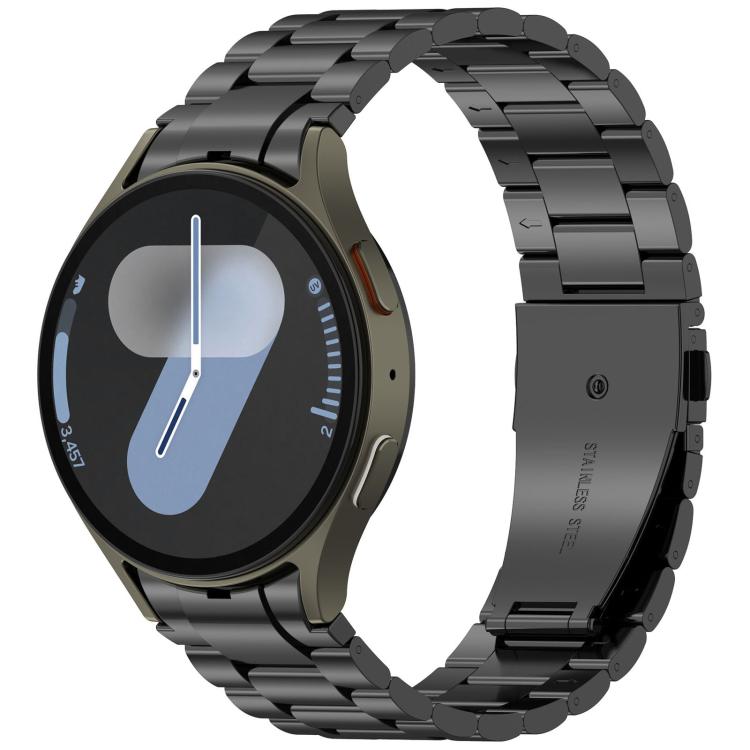 xDfind Three Beads Metal Watch Band, For Samsung Galaxy Watch Ultra 47mm, For Samsung Galaxy Watch 7 / FE / 6 / 5 / 4, For Samsung Galaxy Fit3