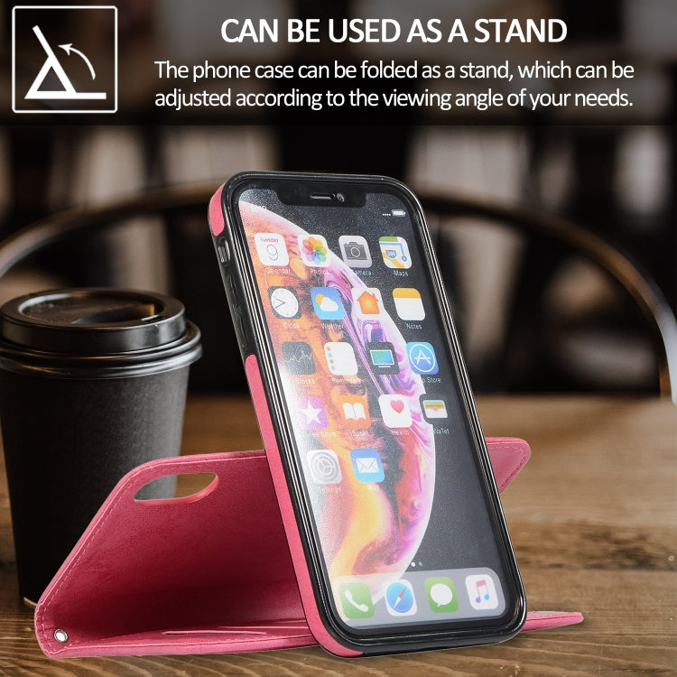 KLT888-2 Retro 2 in 1 Detachable Magnetic Horizontal Flip TPU + PU Leather Case with Holder & Card Slots & Photo Frame & Wallet, For iPhone XR, For iPhone XS Max, For iPhone 12 mini, For iPhone 12 / 12 Pro, For iPhone 12 Pro Max
