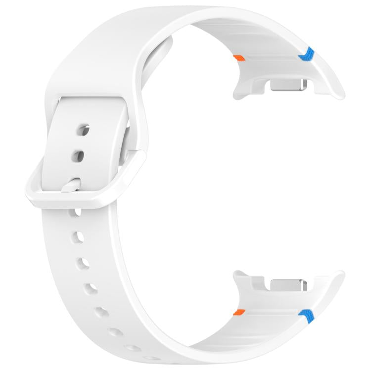 For Samsung Galaxy Watch8 Classic 46mm / Watch8 44mm / 40mm xDfind Stitched Solid Color Silicone Watch Band, 20mm, 22mm