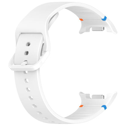 For Samsung Galaxy Watch8 Classic 46mm / Watch8 44mm / 40mm xDfind Stitched Solid Color Silicone Watch Band, 20mm, 22mm