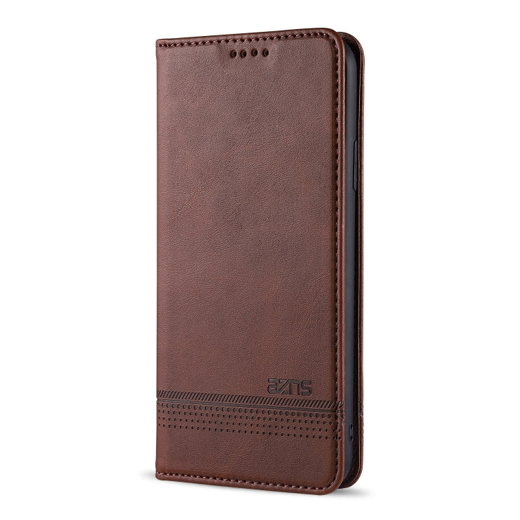 AZNS Magnetic Calf Texture Horizontal Flip Leather Case with Card Slots & Holder & Wallet, For iPhone 12 Pro Max, For iPhone 12 / 12 Pro, For iPhone 12 mini, For iPhone 11 Pro Max, For iPhone 11 Pro, For iPhone 11