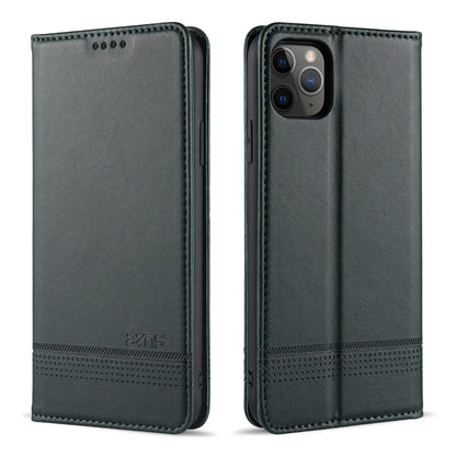 AZNS Magnetic Calf Texture Horizontal Flip Leather Case with Card Slots & Holder & Wallet, For iPhone 12 Pro Max, For iPhone 12 / 12 Pro, For iPhone 12 mini, For iPhone 11 Pro Max, For iPhone 11 Pro, For iPhone 11