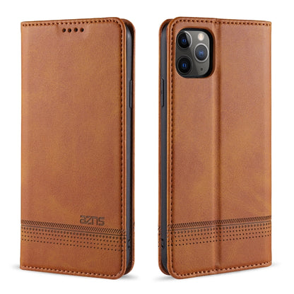 AZNS Magnetic Calf Texture Horizontal Flip Leather Case with Card Slots & Holder & Wallet, For iPhone 12 Pro Max, For iPhone 12 / 12 Pro, For iPhone 12 mini, For iPhone 11 Pro Max, For iPhone 11 Pro, For iPhone 11