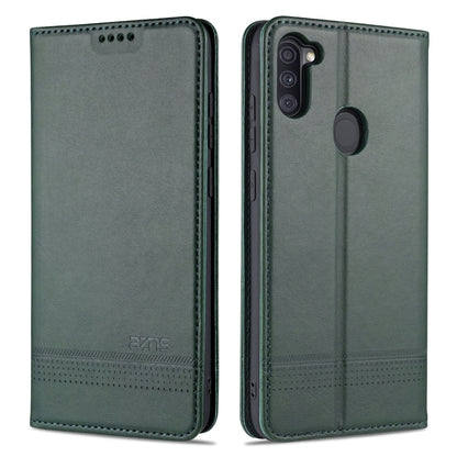 AZNS Magnetic Calf Texture Horizontal Flip Leather Case with Card Slots & Holder & Wallet, For Samsung Galaxy A11, For Samsung Galaxy A21s, For Samsung Galaxy A31, For Samsung Galaxy A41, For Samsung Galaxy A51, For Samsung Galaxy A71                  ...