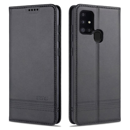 AZNS Magnetic Calf Texture Horizontal Flip Leather Case with Card Slots & Holder & Wallet, For Samsung Galaxy A11, For Samsung Galaxy A21s, For Samsung Galaxy A31, For Samsung Galaxy A41, For Samsung Galaxy A51, For Samsung Galaxy A71                  ...