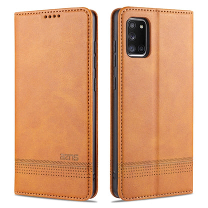 AZNS Magnetic Calf Texture Horizontal Flip Leather Case with Card Slots & Holder & Wallet, For Samsung Galaxy A11, For Samsung Galaxy A21s, For Samsung Galaxy A31, For Samsung Galaxy A41, For Samsung Galaxy A51, For Samsung Galaxy A71                  ...