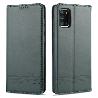 AZNS Magnetic Calf Texture Horizontal Flip Leather Case with Card Slots & Holder & Wallet, For Samsung Galaxy A11, For Samsung Galaxy A21s, For Samsung Galaxy A31, For Samsung Galaxy A41, For Samsung Galaxy A51, For Samsung Galaxy A71                  ...