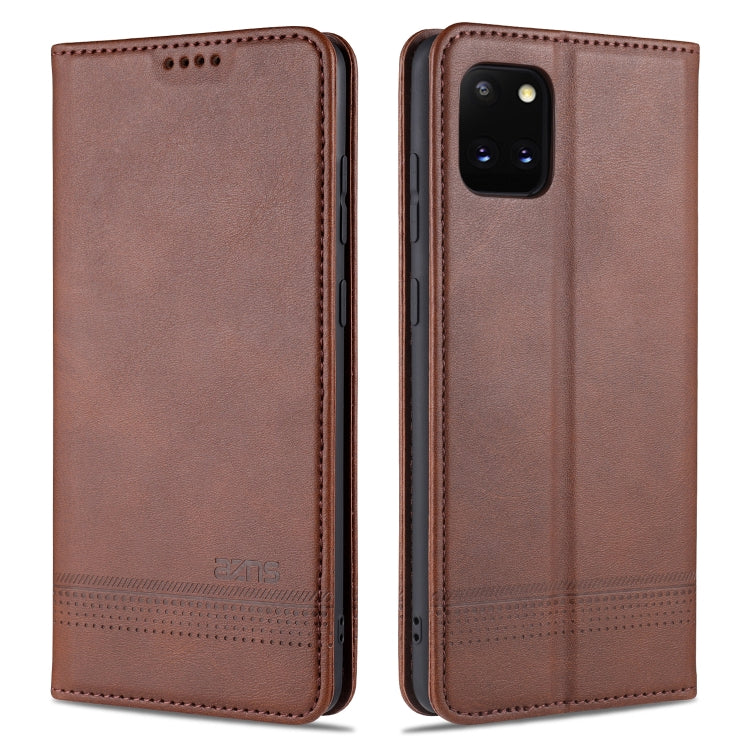 AZNS Magnetic Calf Texture Horizontal Flip Leather Case with Card Slots & Holder & Wallet, For Samsung Galaxy A11, For Samsung Galaxy A21s, For Samsung Galaxy A31, For Samsung Galaxy A41, For Samsung Galaxy A51, For Samsung Galaxy A71                  ...