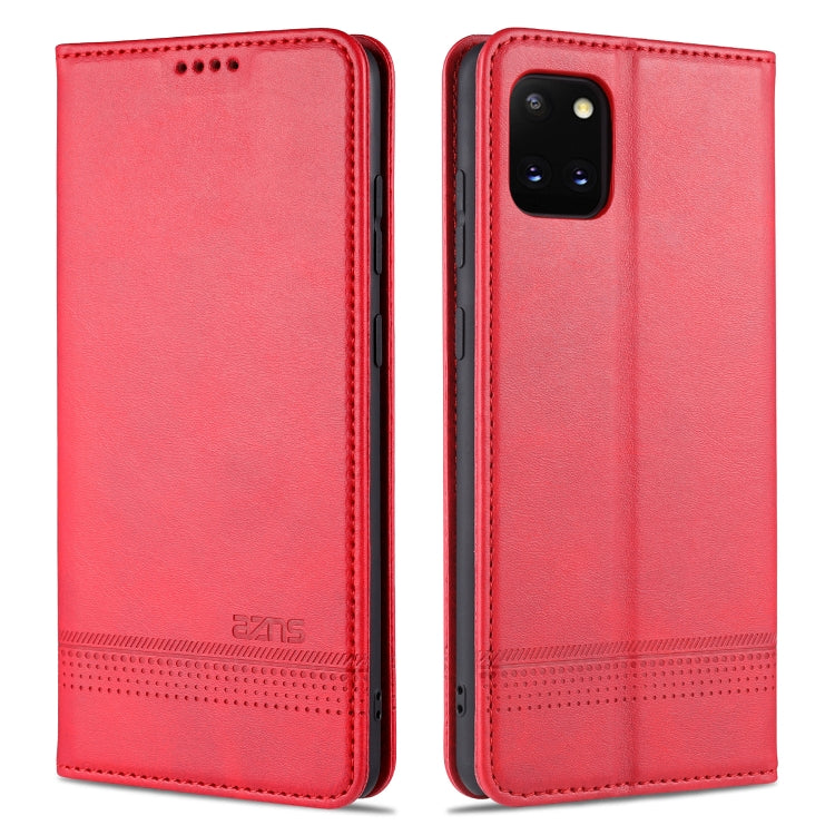 AZNS Magnetic Calf Texture Horizontal Flip Leather Case with Card Slots & Holder & Wallet, For Samsung Galaxy A11, For Samsung Galaxy A21s, For Samsung Galaxy A31, For Samsung Galaxy A41, For Samsung Galaxy A51, For Samsung Galaxy A71                  ...