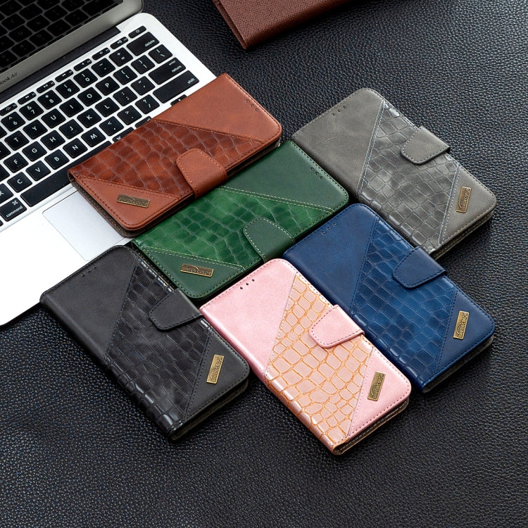 Matching Color Crocodile Texture Horizontal Flip PU Leather Case with Wallet & Holder & Card Slots, For Galaxy S20 FE 5G / S20 Lite