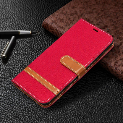Color Matching Denim Texture Horizontal Flip Leather Case with Holder & Card Slots & Wallet & Lanyard, For Galaxy S20 FE 5G / S20 Lite