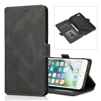 Retro Magnetic Closing Clasp Horizontal Flip Leather Case with Holder & Card Slots & Photo Frame & Wallet, For iPhone 6, For iPhone 6 Plus, For iPhone SE 2022 / SE 2020 / 8 / 7, For iPhone 8 Plus / 7 Plus, For iPhone 11, For iPhone 11 Pro              ...