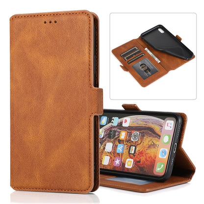 Retro Magnetic Closing Clasp Horizontal Flip Leather Case with Holder & Card Slots & Photo Frame & Wallet, For iPhone 6, For iPhone 6 Plus, For iPhone SE 2022 / SE 2020 / 8 / 7, For iPhone 8 Plus / 7 Plus, For iPhone 11, For iPhone 11 Pro              ...