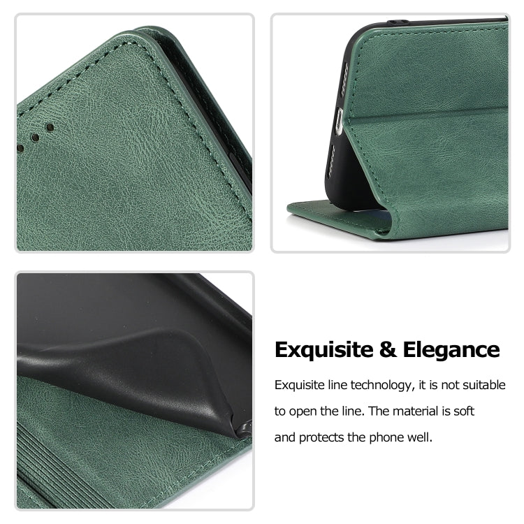 Retro Magnetic Closing Clasp Horizontal Flip Leather Case with Holder & Card Slots & Photo Frame & Wallet, For iPhone XR, For iPhone XS Max